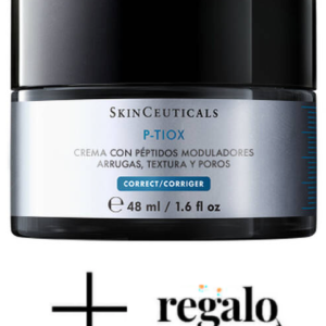 P-TIOX Crema Antiarrugas +  REgalos talla de viaje serum y crema